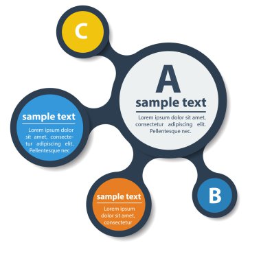 Sadece Infographic şablon tasarımı.