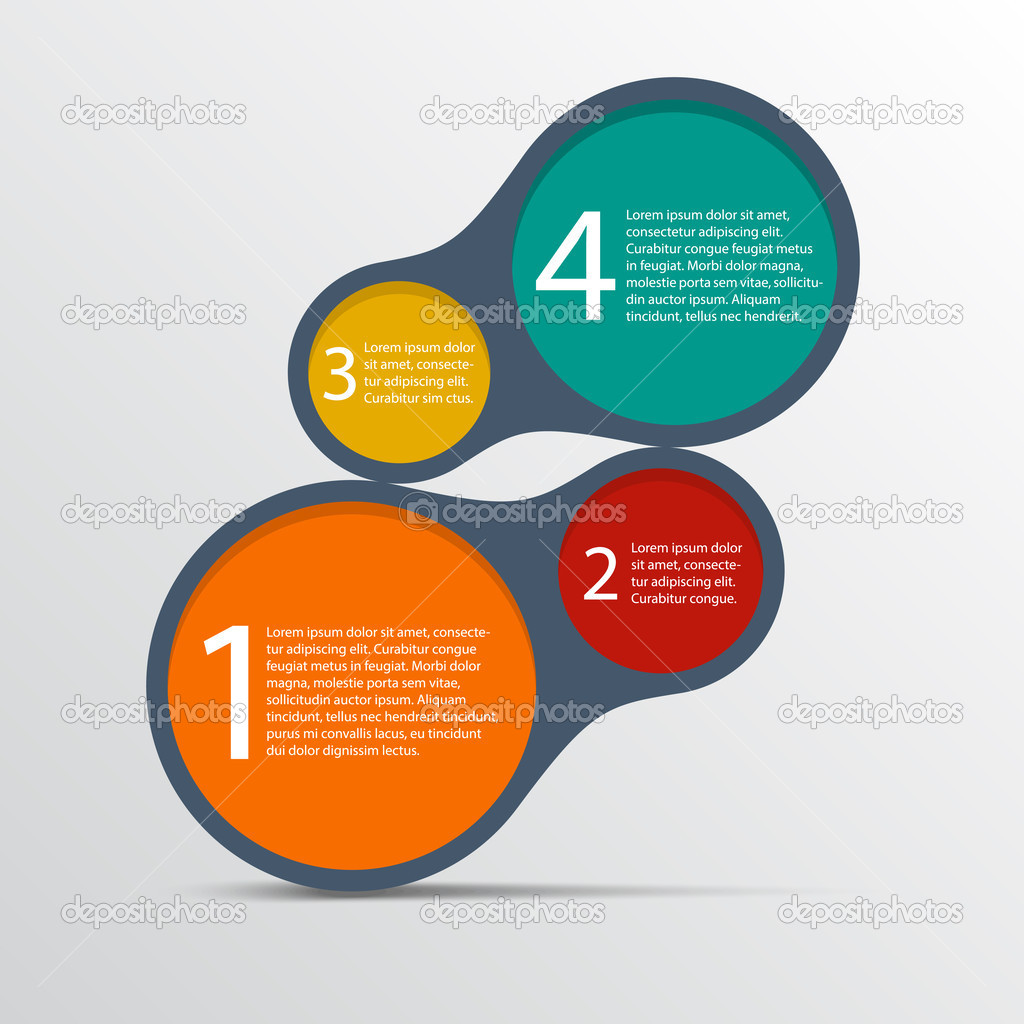 Simply infographic template design.