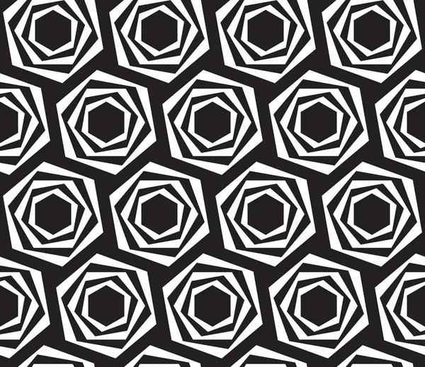 Hexagons texture. Seamless geometric pattern. Vector art. — Stock Vector