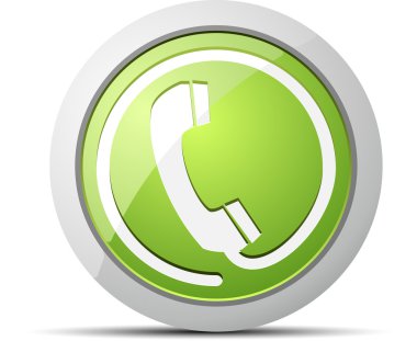 Telefon vektör düğmesi