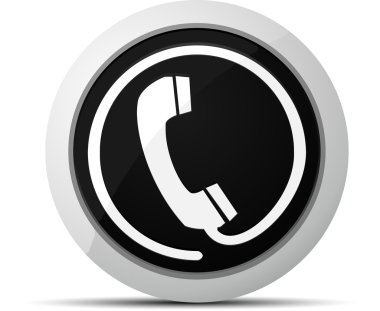 Telefon vektör düğmesi