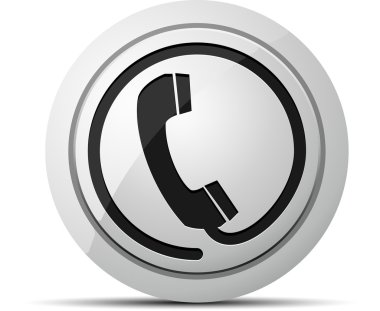 Telefon vektör düğmesi