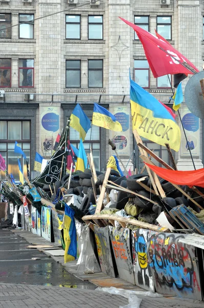 Euromaidan バリケード — ストック写真