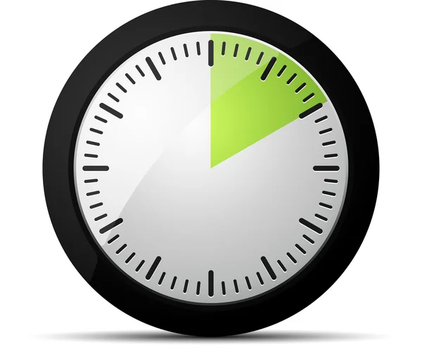 10 minuter timer — Stock vektor