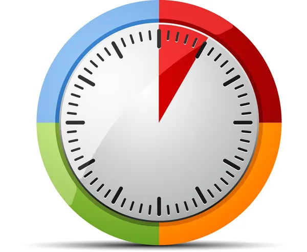 5 minut časovač — Stockový vektor