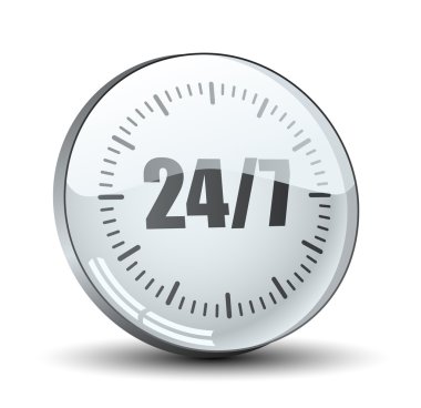 24 7 hizmet düğmesi