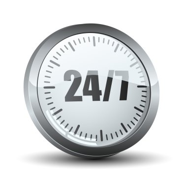 24 7 hizmet düğmesi