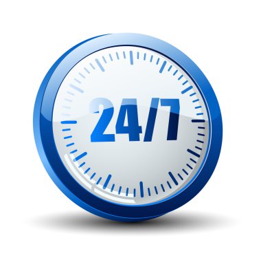 24 7 hizmet düğmesi
