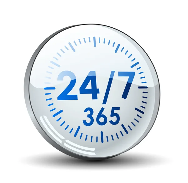 24 7 hizmet düğmesi