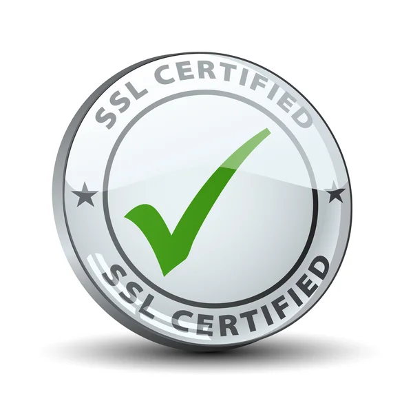 Certificado SSL — Vector de stock