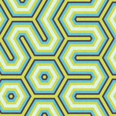 renkli altıgen kiremit bağlantısı sanat arkaplan tasarımı illüstrasyonu