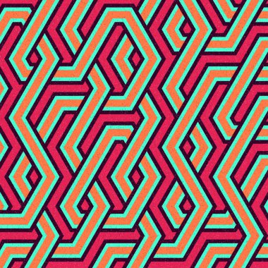 renkli altıgen kiremit bağlantısı sanat arkaplan tasarımı illüstrasyonu