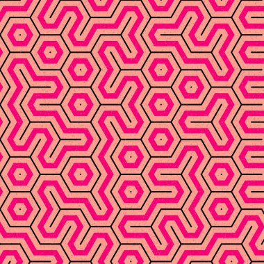 renkli altıgen kiremit bağlantısı sanat arkaplan tasarımı illüstrasyonu 