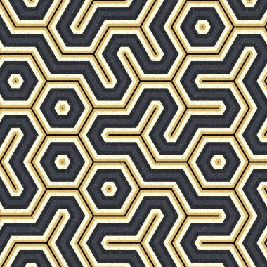 renkli altıgen kiremit bağlantısı sanat arkaplan tasarımı illüstrasyonu