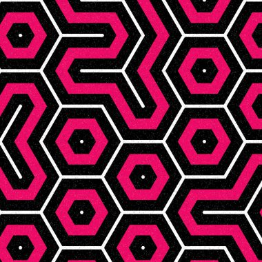 renkli altıgen kiremit bağlantısı sanat arkaplan tasarımı illüstrasyonu