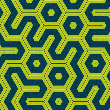 renkli altıgen kiremit bağlantısı sanat arkaplan tasarımı illüstrasyonu