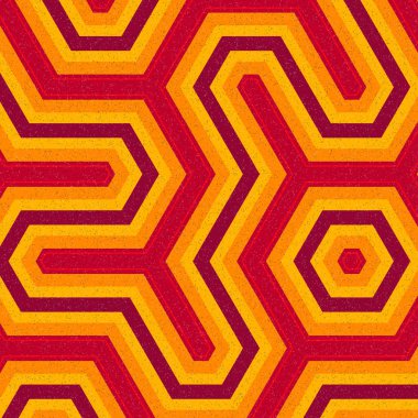 renkli altıgen kiremit bağlantısı sanat arkaplan tasarımı illüstrasyonu