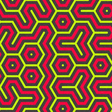 renkli altıgen kiremit bağlantısı sanat arkaplan tasarımı illüstrasyonu