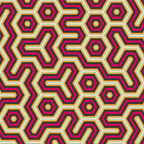 renkli altıgen kiremit bağlantısı sanat arkaplan tasarımı illüstrasyonu