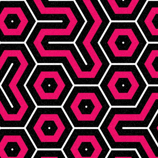 renkli altıgen kiremit bağlantısı sanat arkaplan tasarımı illüstrasyonu