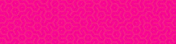 Färgglada Hexagon Kakel Anslutning Konst Bakgrund Design Illustration — Stock vektor