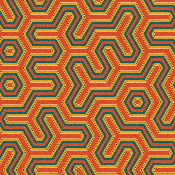 renkli altıgen kiremit bağlantısı sanat arkaplan tasarımı illüstrasyonu