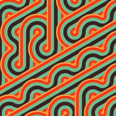 renkli altıgen kiremit bağlantısı sanat arkaplan tasarımı illüstrasyonu