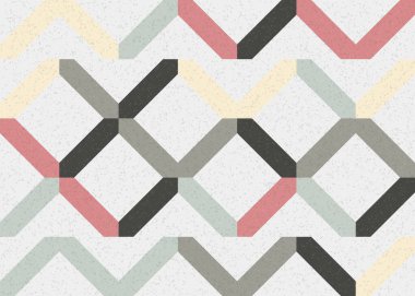 Soyut Geometrik Desen üretken hesaplama sanatı çizimi 