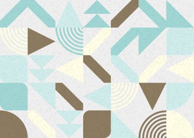 Soyut Geometrik Desen üretken hesaplama sanatı çizimi 