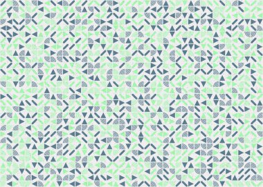 Soyut Geometrik Desen üretken hesaplama sanatı çizimi 