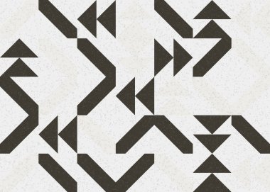 Soyut Geometrik Desen üretken hesaplama sanatı çizimi 