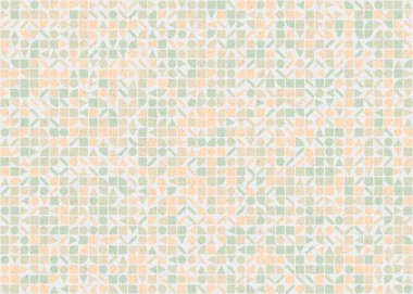 Soyut Geometrik Desen üretken hesaplama sanatı çizimi 