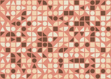 Soyut Geometrik Desen üretken hesaplama sanatı çizimi 