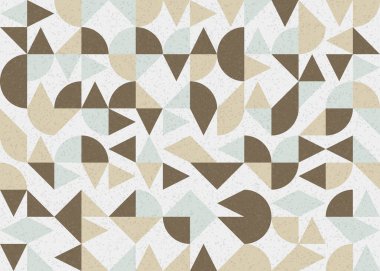 Soyut Geometrik Desen üretken hesaplama sanatı çizimi 