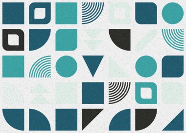 Soyut Geometrik Desen üretken hesaplama sanatı çizimi 