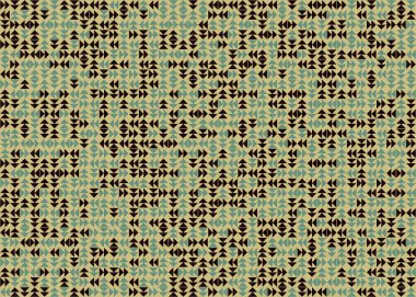 Üçgenli soyut geometrik desen, üretken hesaplama sanatı çizimi