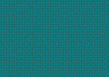 Üçgenli soyut geometrik desen, üretken hesaplama sanatı çizimi