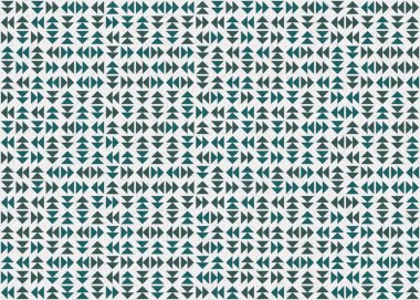 Üçgenli soyut geometrik desen, üretken hesaplama sanatı çizimi