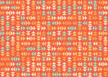 Üçgenli soyut geometrik desen, üretken hesaplama sanatı çizimi