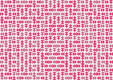 Üçgenli soyut geometrik desen, üretken hesaplama sanatı çizimi