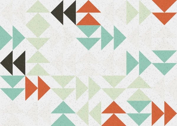 Schéma Géométrique Abstrait Avec Triangles Illustration Générative Art Computationnel — Image vectorielle