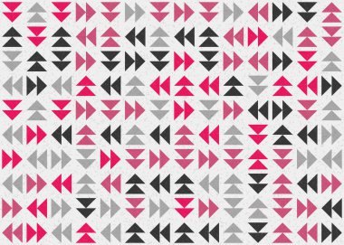 Üçgenli soyut geometrik desen, üretken hesaplama sanatı çizimi