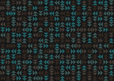 Üçgenli soyut geometrik desen, üretken hesaplama sanatı çizimi