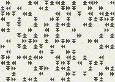 Üçgenli soyut geometrik desen, üretken hesaplama sanatı çizimi