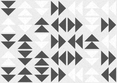 Üçgenli soyut geometrik desen, üretken hesaplama sanatı çizimi