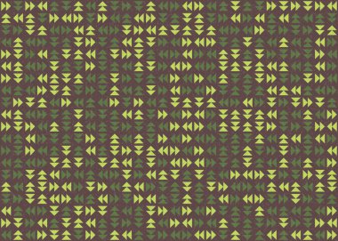 Üçgenli soyut geometrik desen, üretken hesaplama sanatı çizimi