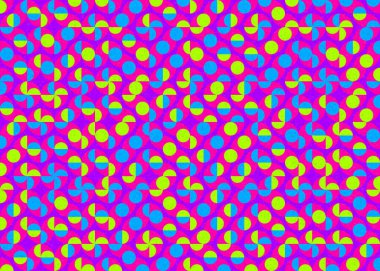 Soyut Geometrik Desen üretken hesaplama sanatı çizimi 