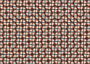 Soyut geometrik hesaplama deseni, vektör illüstrasyonu