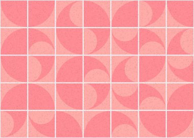 Soyut renkli geometrik desen vektör sanat çizimi