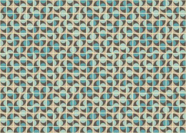 Soyut renkli geometrik desen vektör sanat çizimi